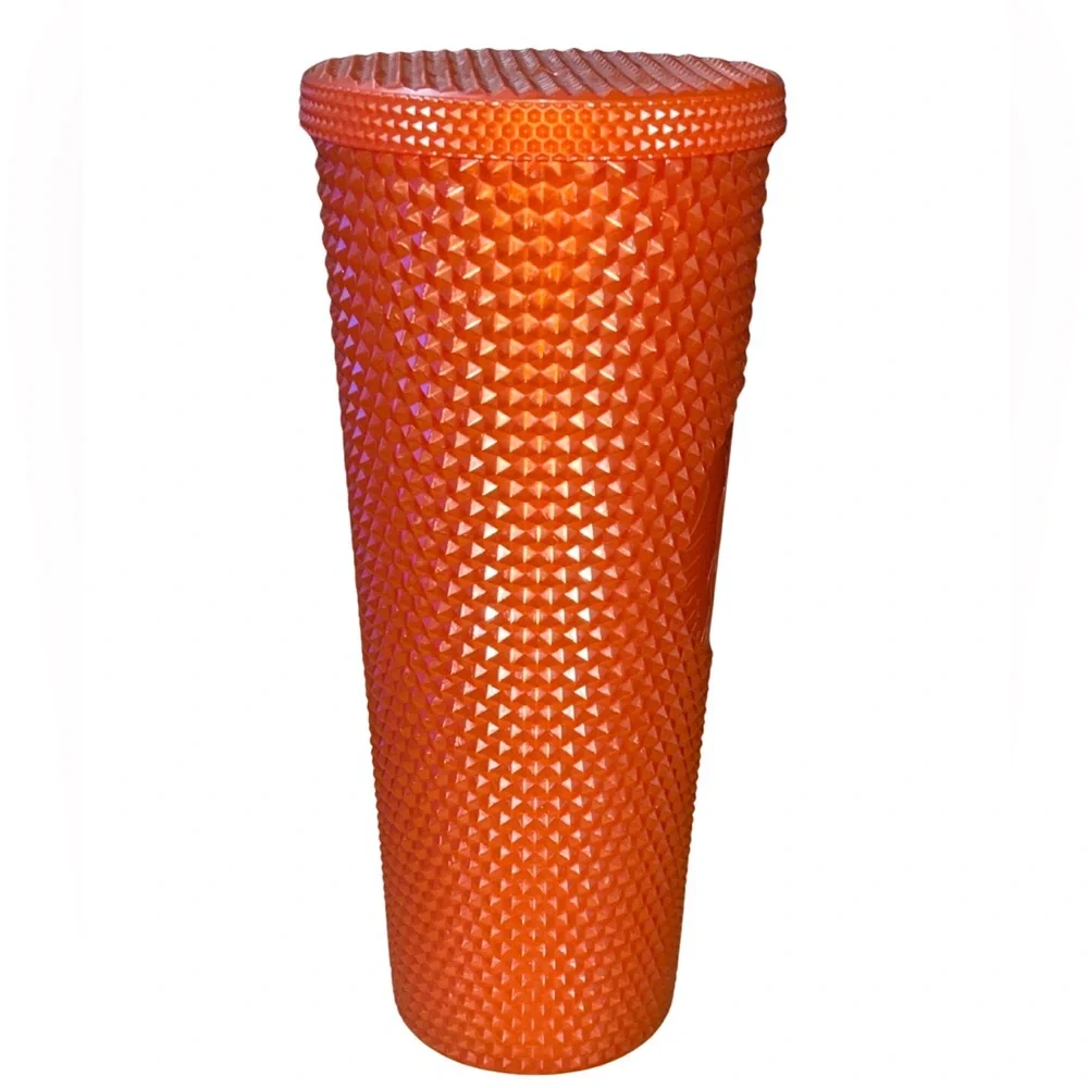 NWT Starbucks Pearlized Orange Studded Tumbler (No Straw) Venti 24oz Fall 2022